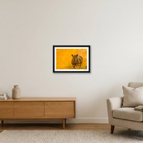 Golden Sun — A3 (42×30cm, 17×12") Black Frame