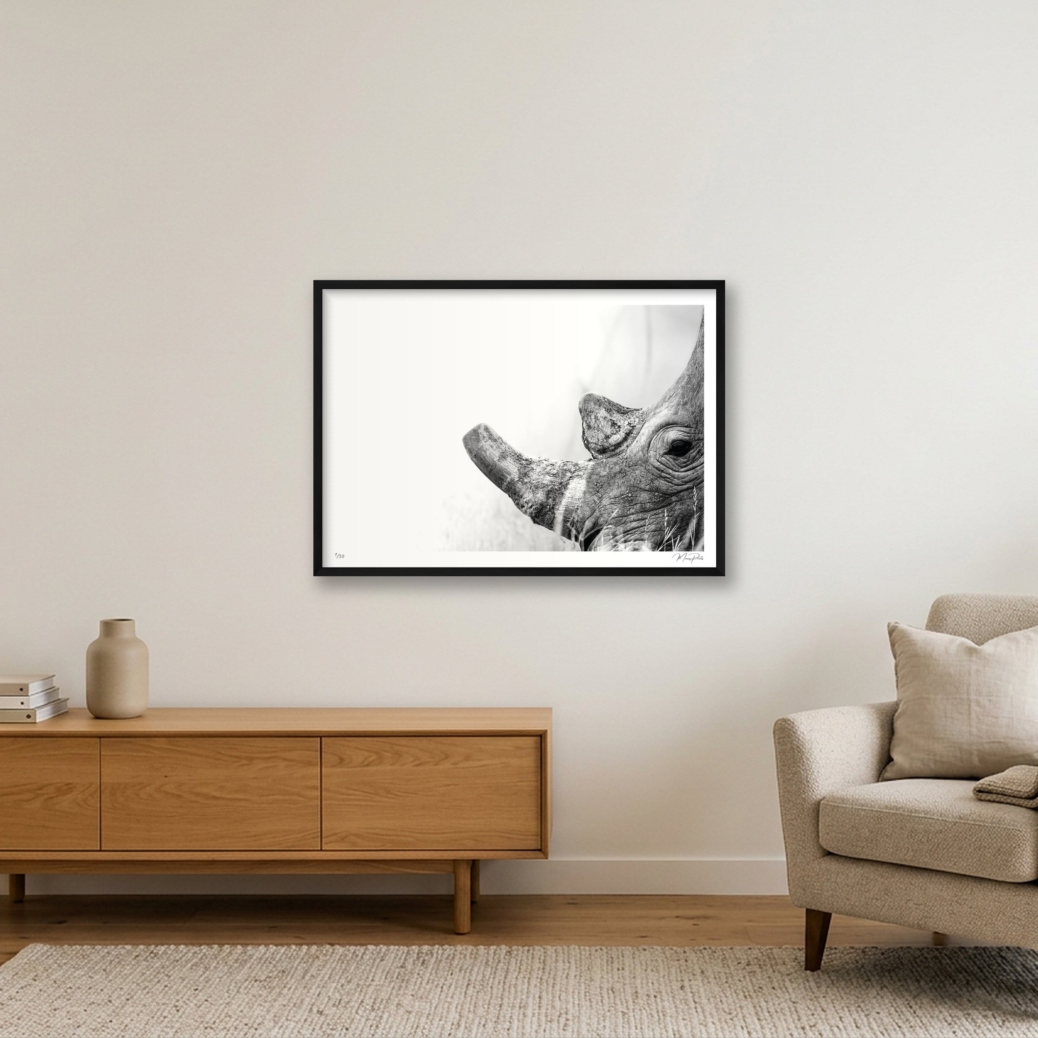 Boldness — A1 (84×59cm, 33×23") Black Frame