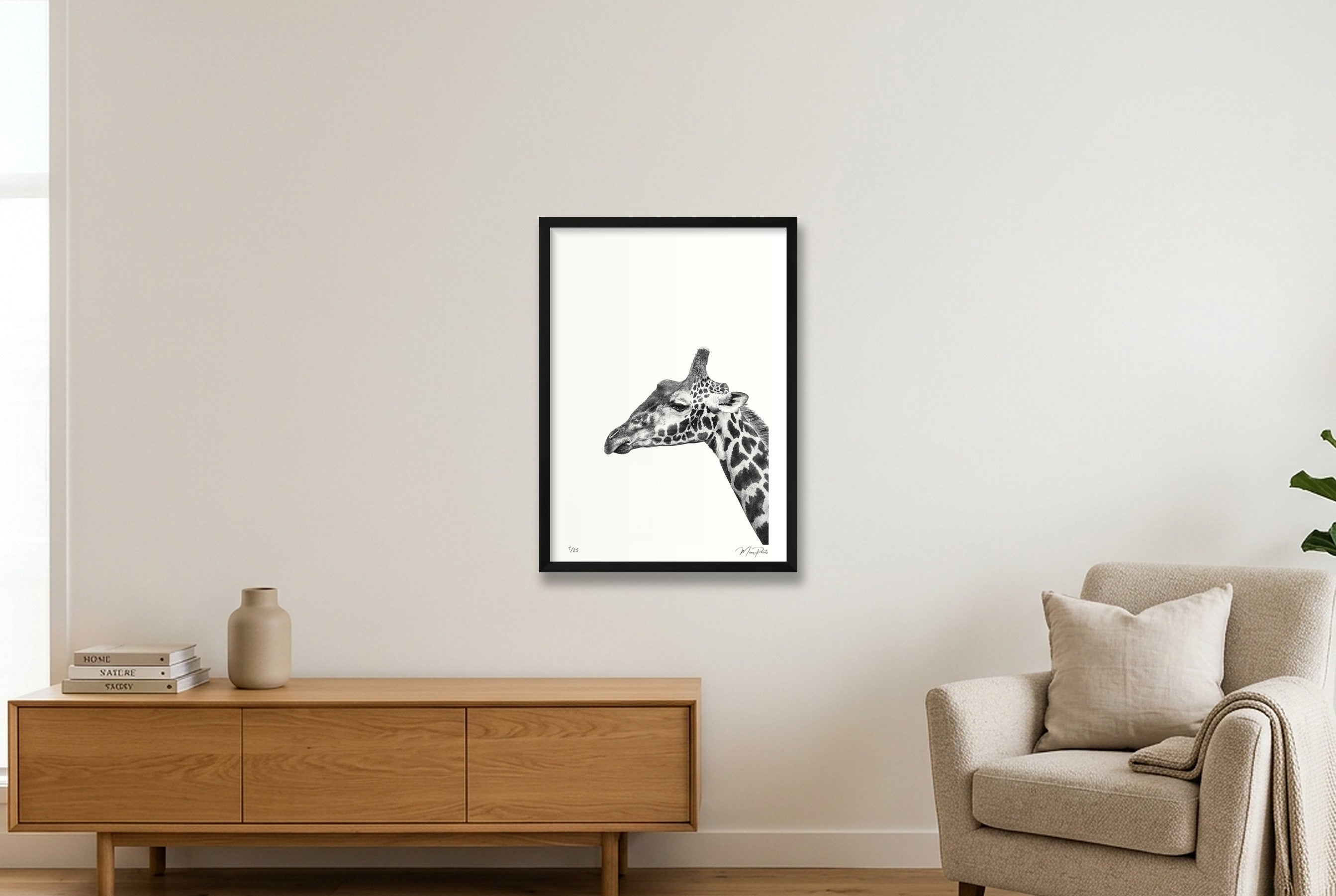 Watchtower — A2 (42×59cm, 17×23") Black Frame