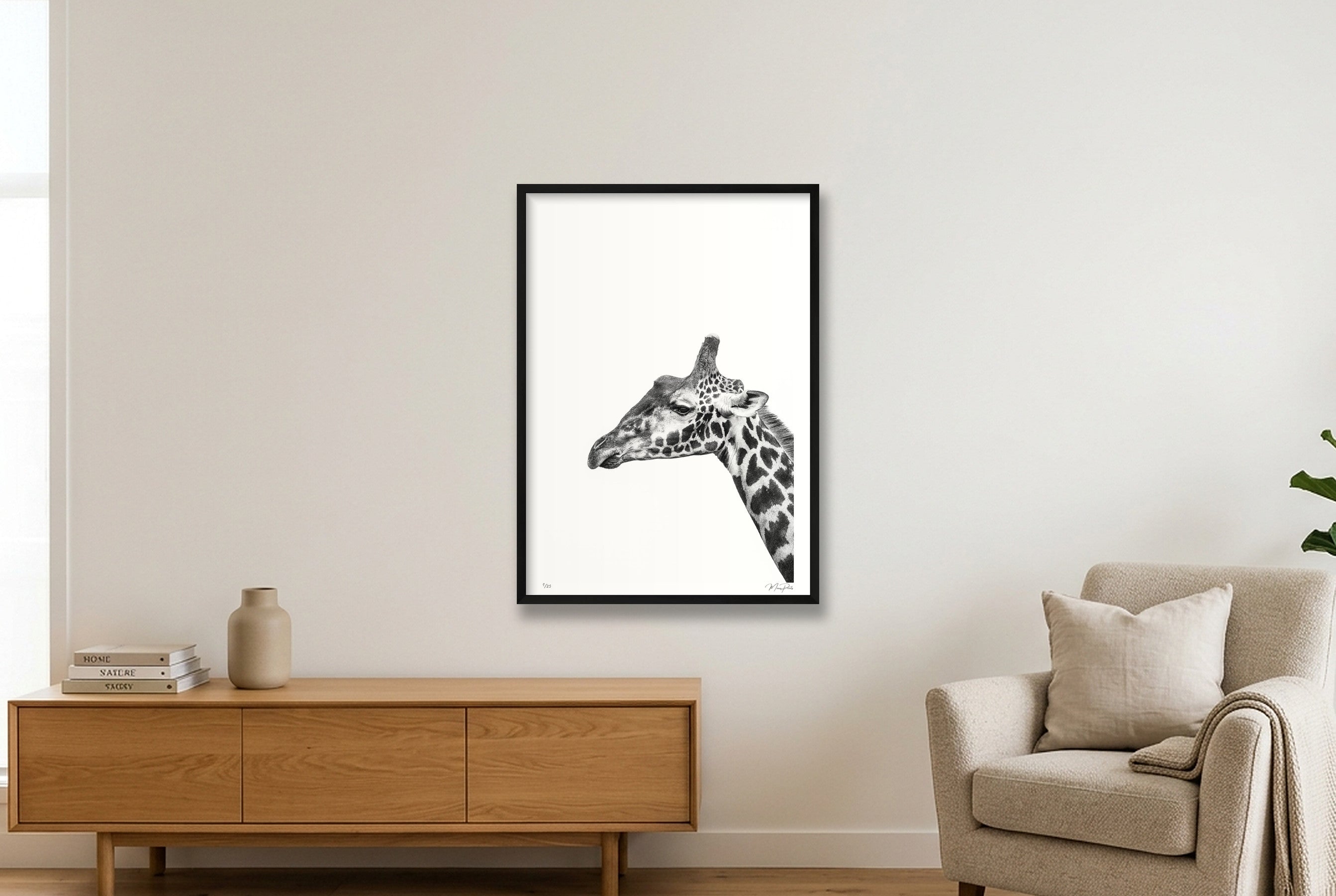 Watchtower — A1 (59×84cm, 23×33") Black Frame
