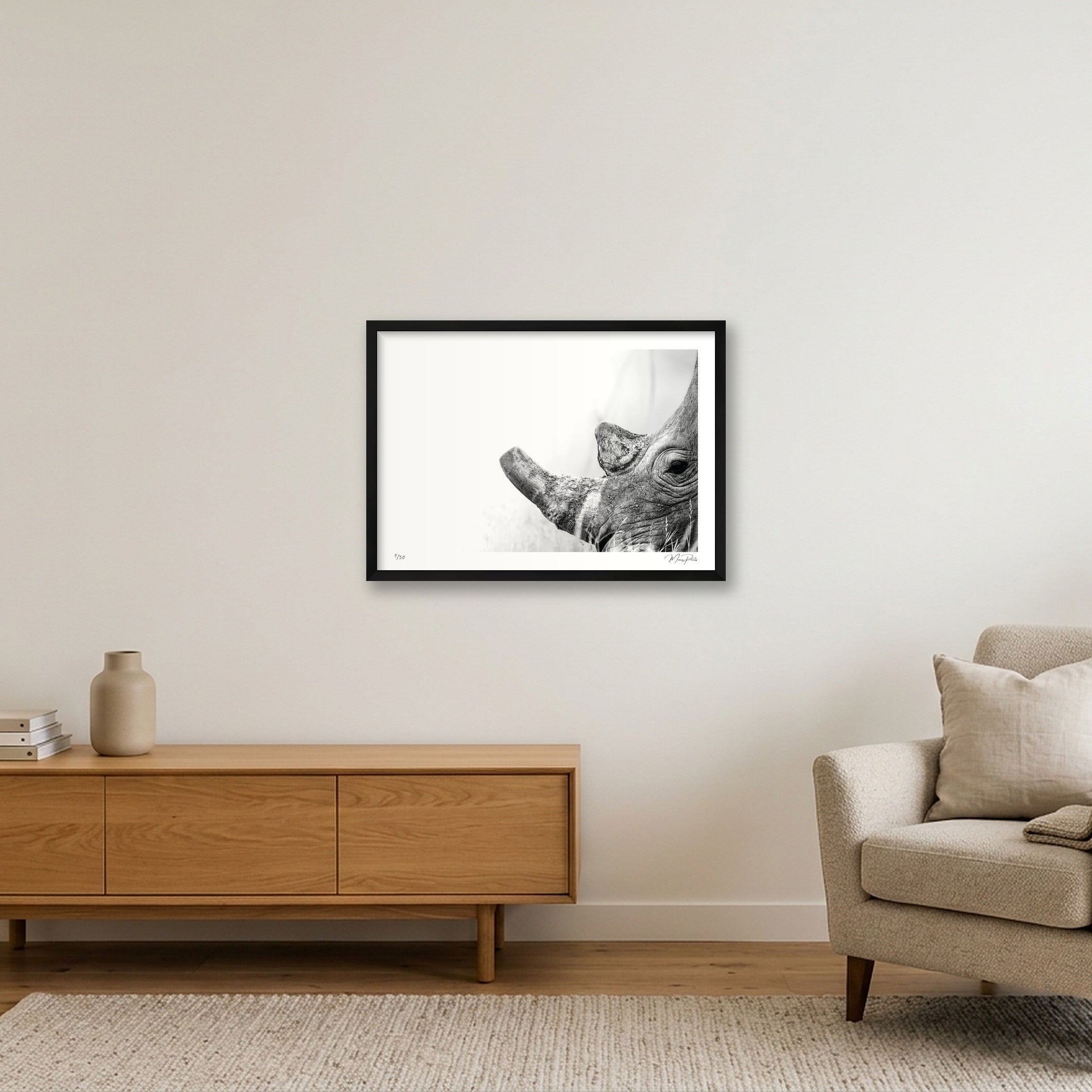 Boldness — A2 (59×42cm, 23×17") Black Frame
