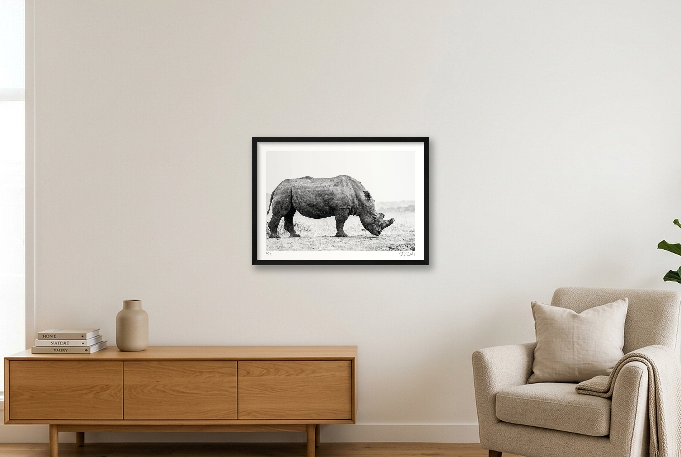 Lateral Bulk — A2 (59×42cm, 23×17") Black Frame