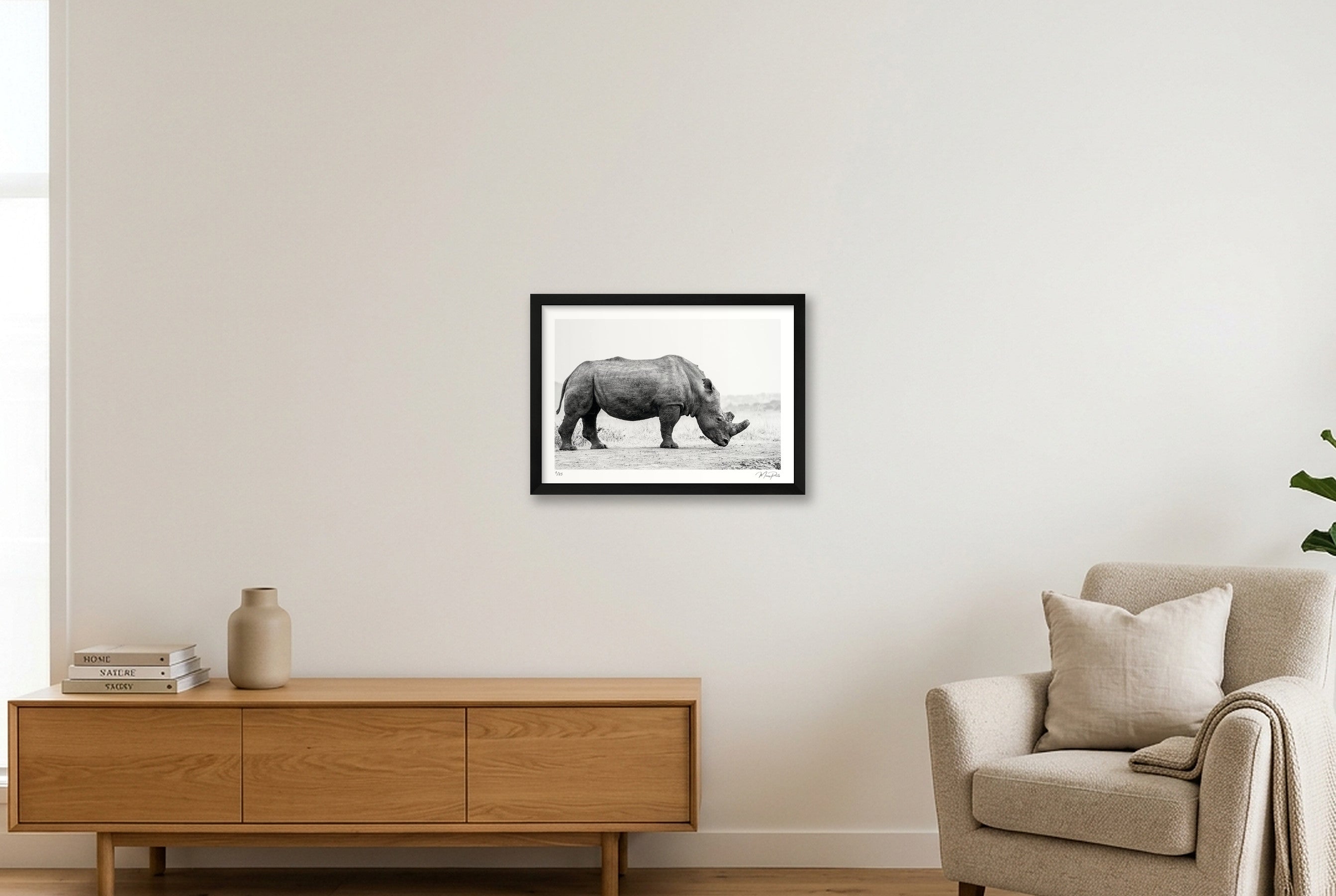 Lateral Bulk — A3 (42×30cm, 17×12") Black Frame