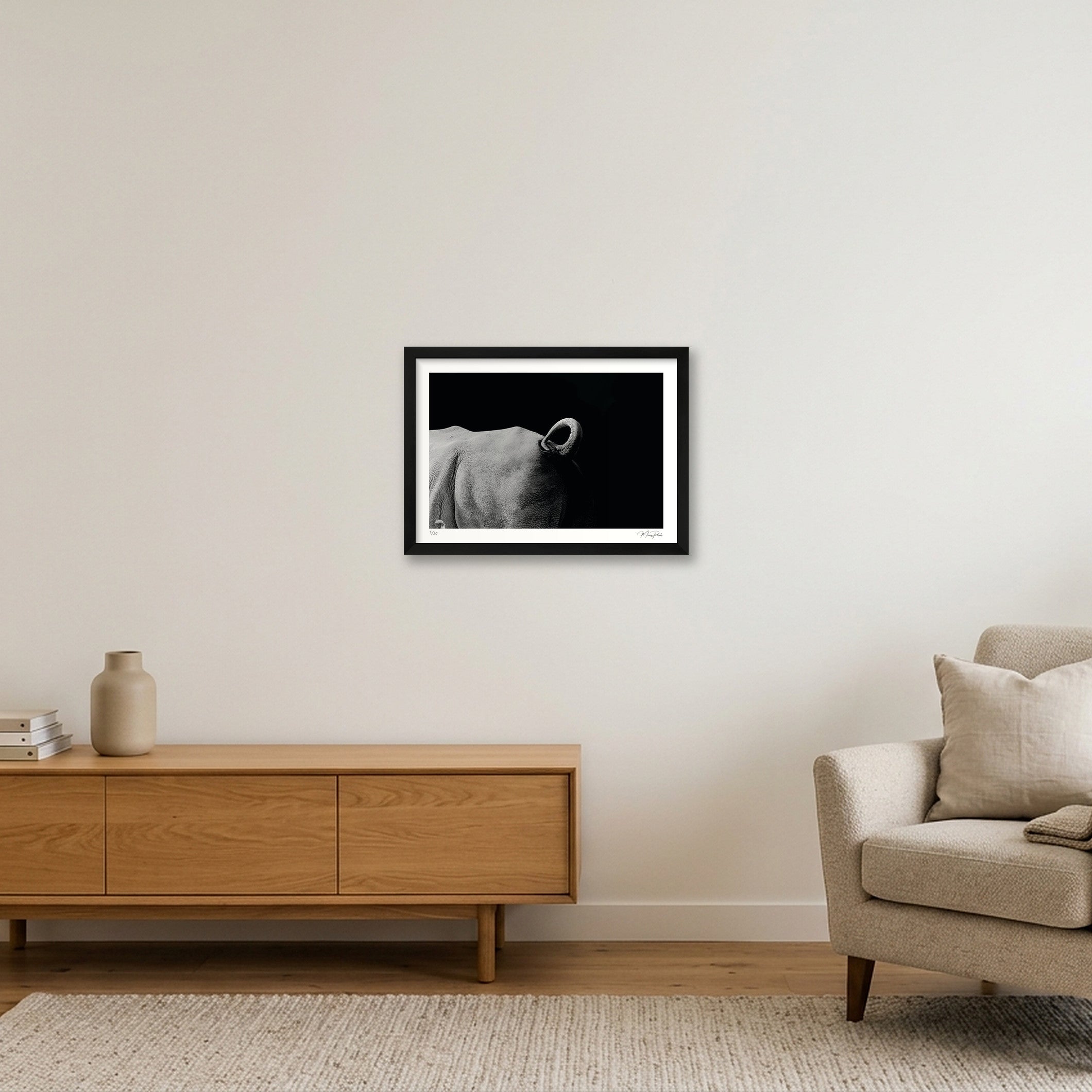 Dark Night — A3 (42×30cm, 17×12") Black Frame